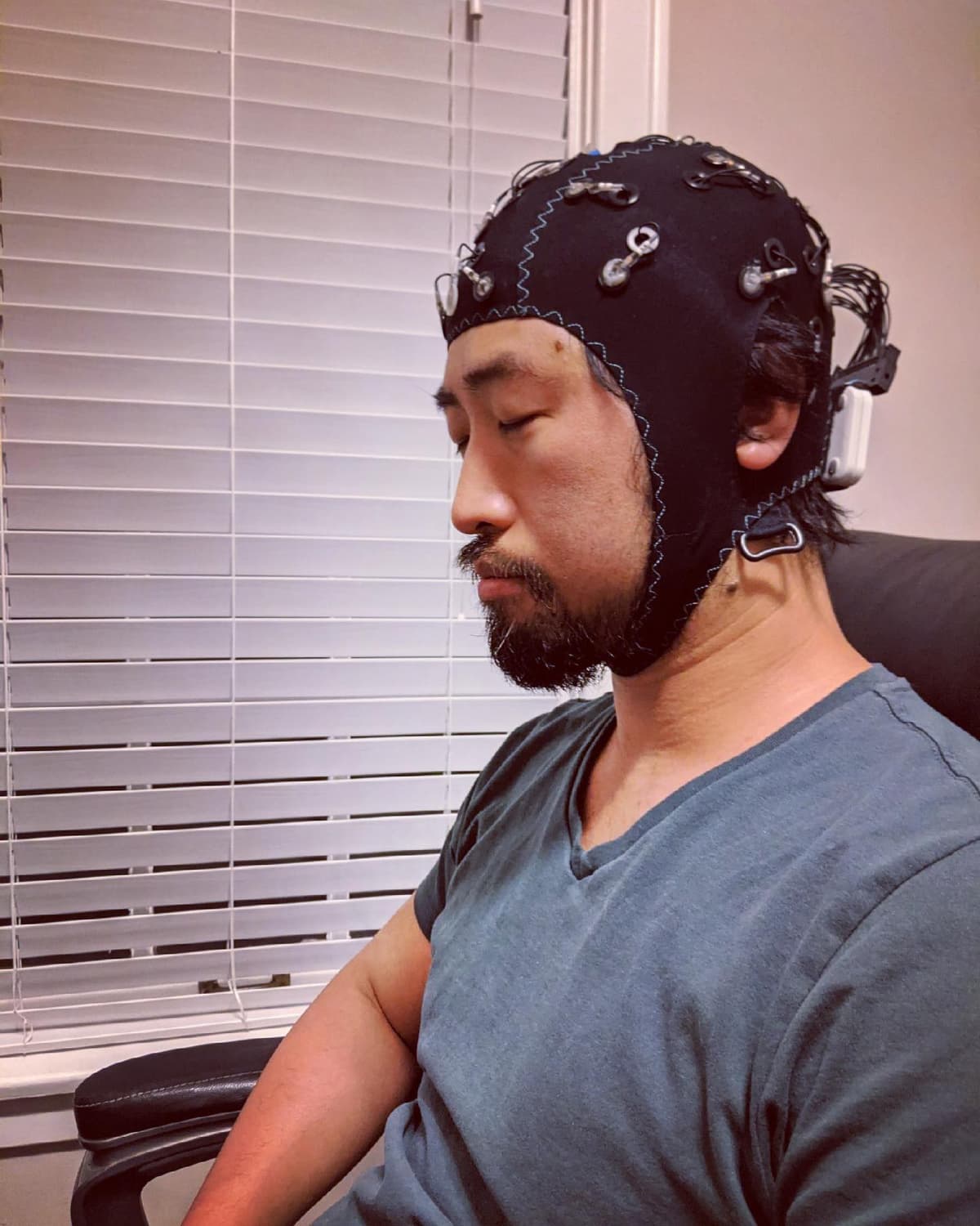 Alex working with EEG